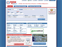Tablet Screenshot of nox-autos.fr